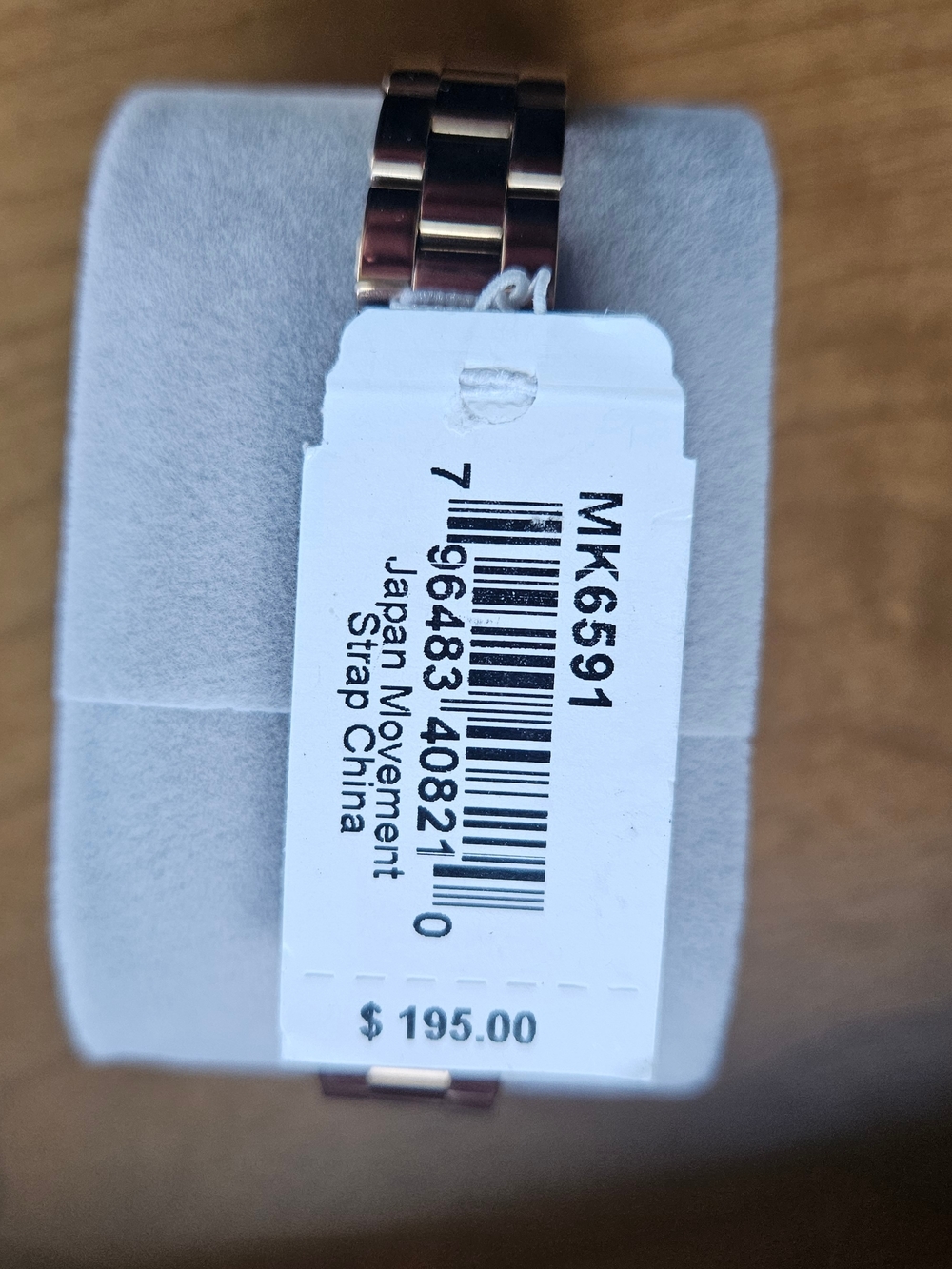 Michael Kors Women's Rose Gold Stainless Steel Bracelet Watch - Picture 3 of 3